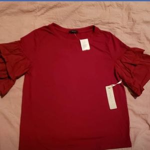 Ladies Cranberry Shirt sz S- Brand New